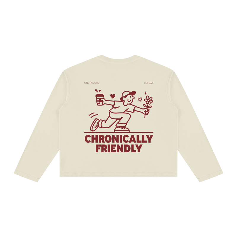 Chronically Friendly Long Sleeve in Apricot
