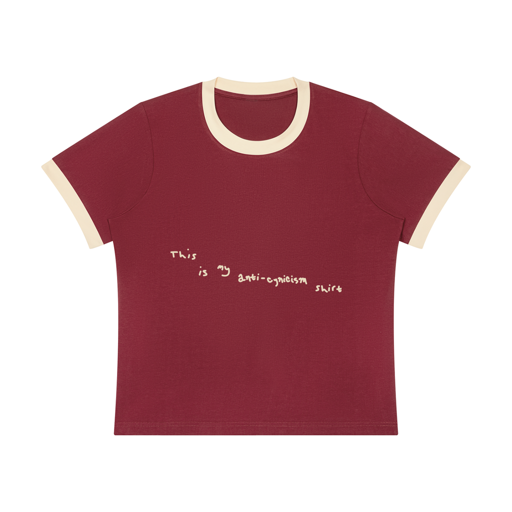 Anti-Cynicism Women's Color Block Tee