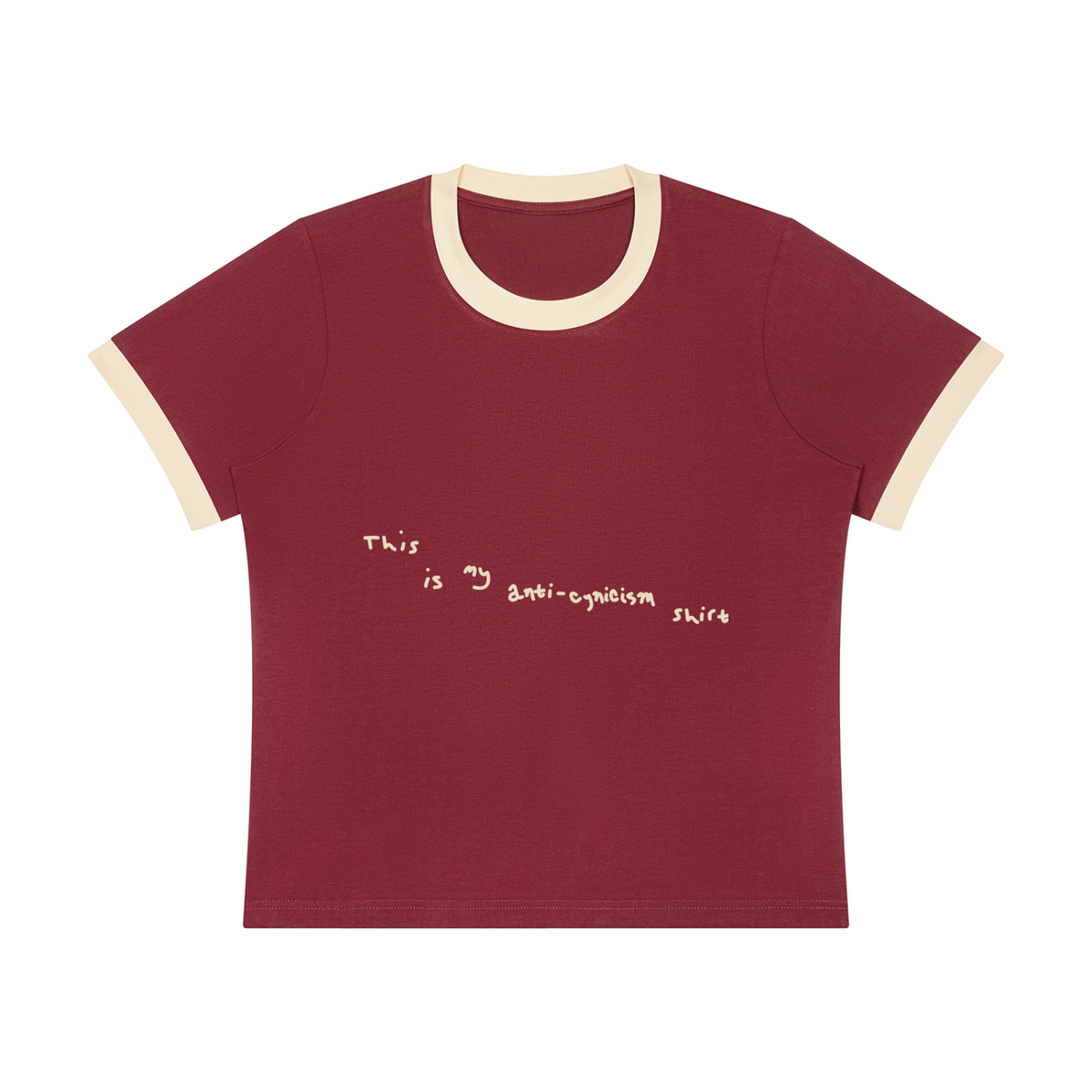 Anti-Cynicism Women's Color Block Tee