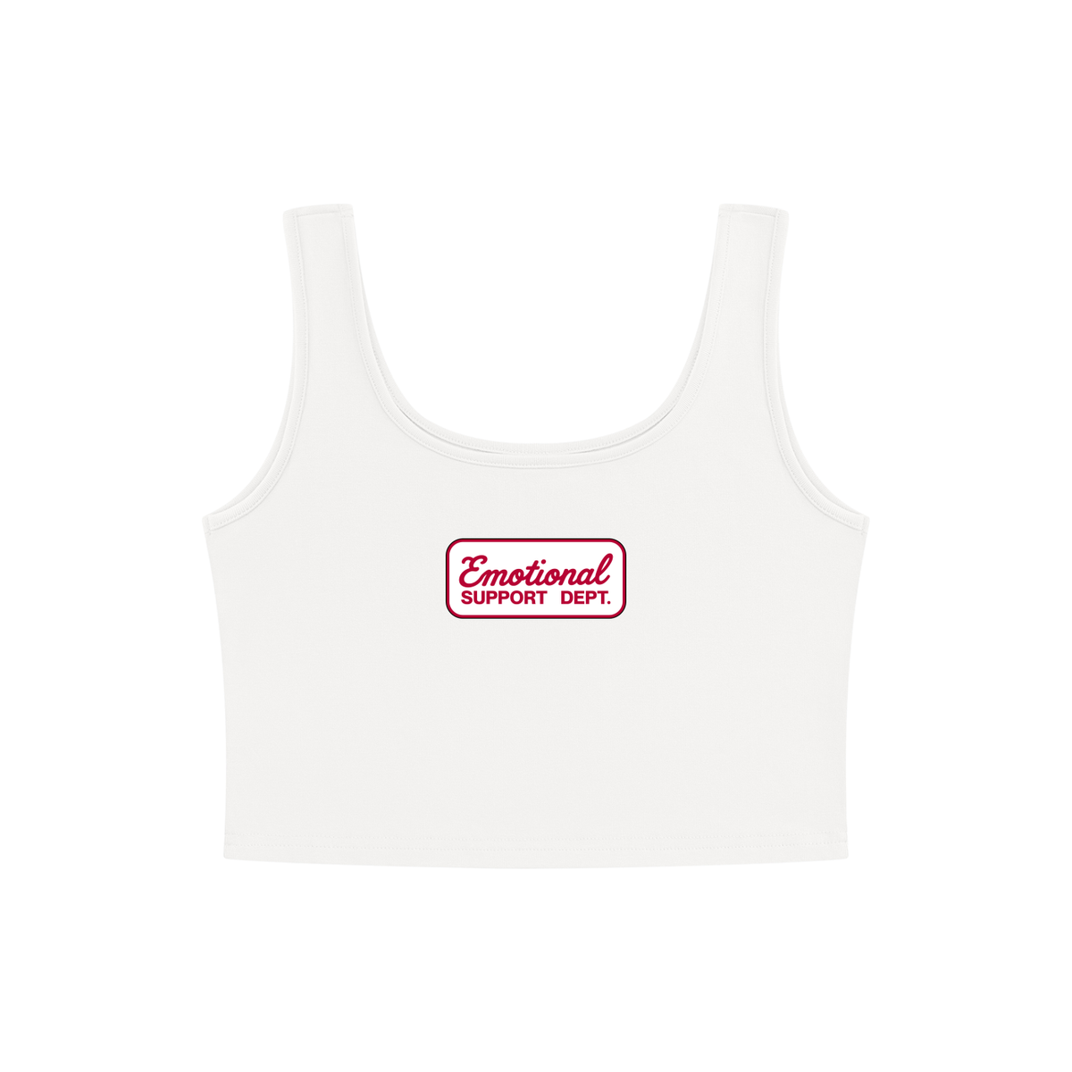 Emotional Support Dept. Cropped Tank