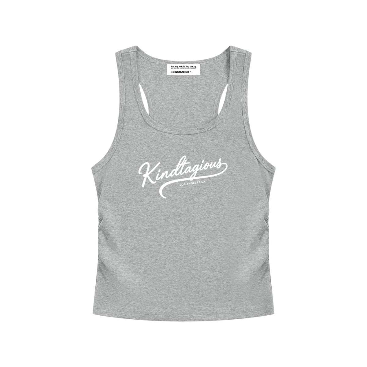 Kindtagious Script Ruched Tank