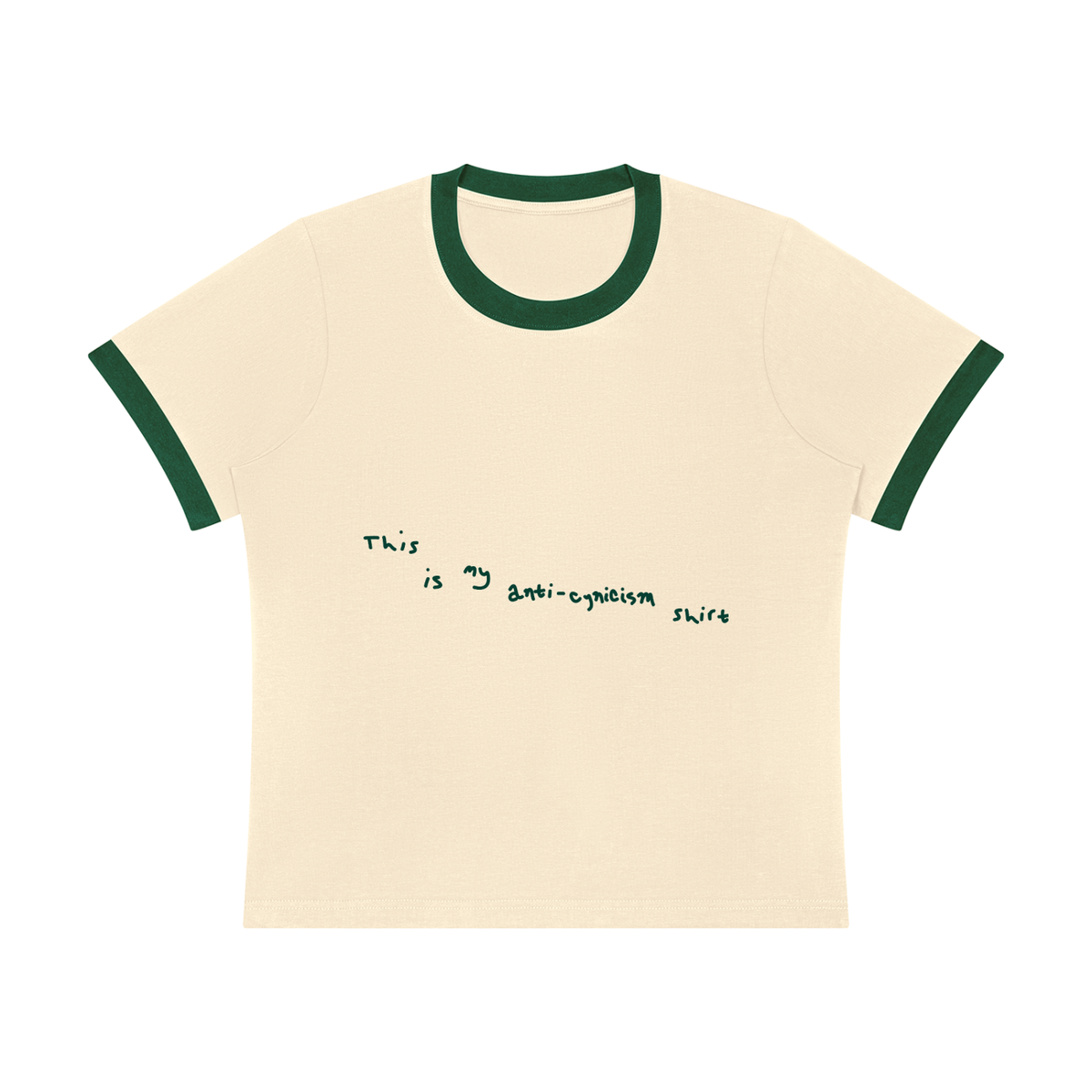 Anti-Cynicism Women's Color Block Tee