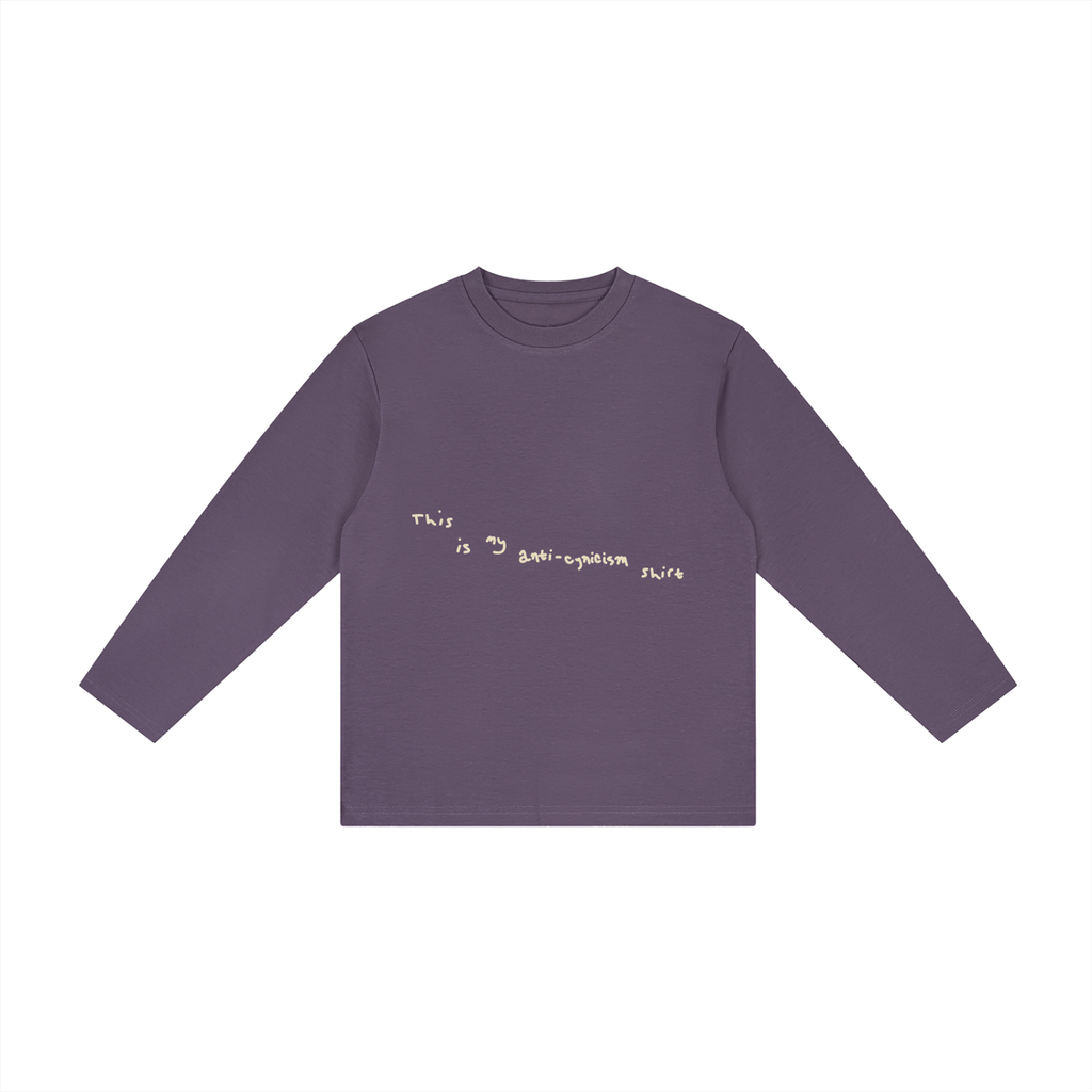 Anti-Cynicism Kid's Drop Shoulder Long Sleeve