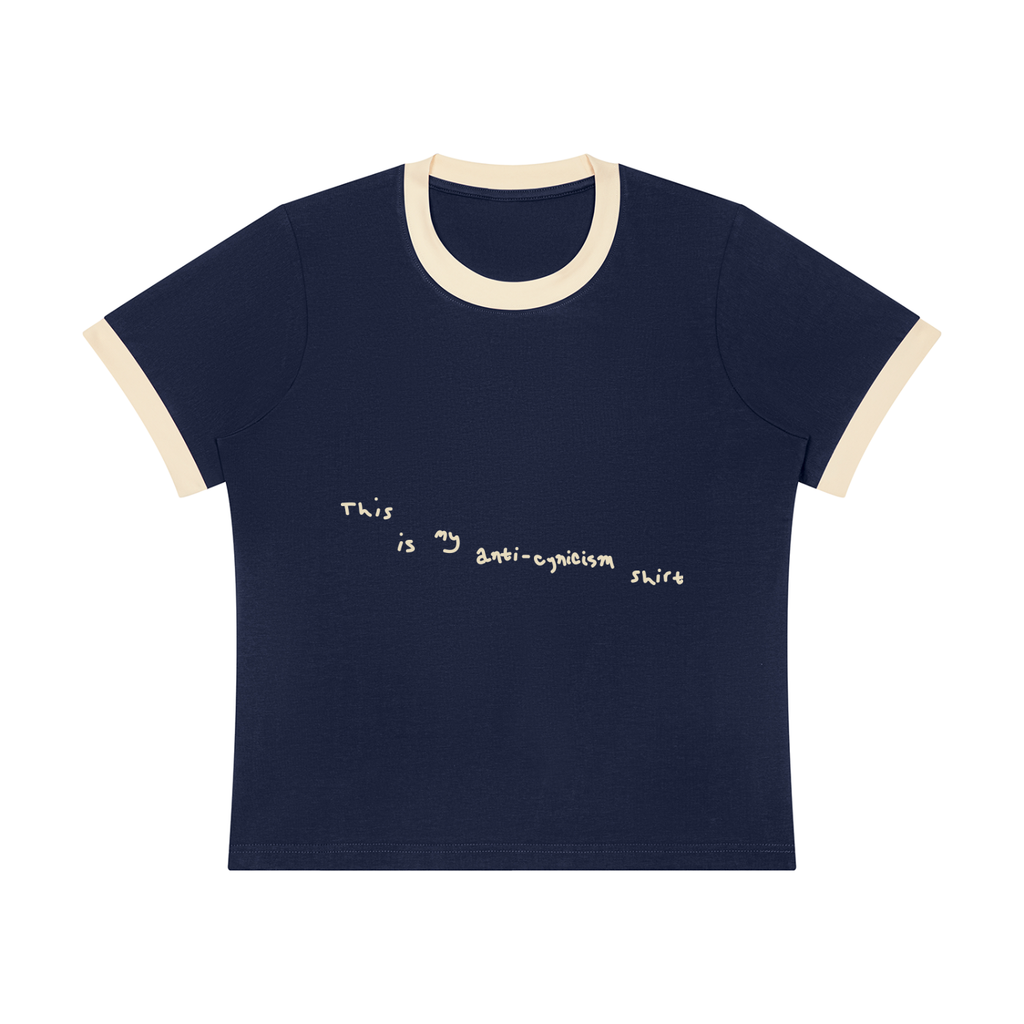 Anti-Cynicism Women's Color Block Tee