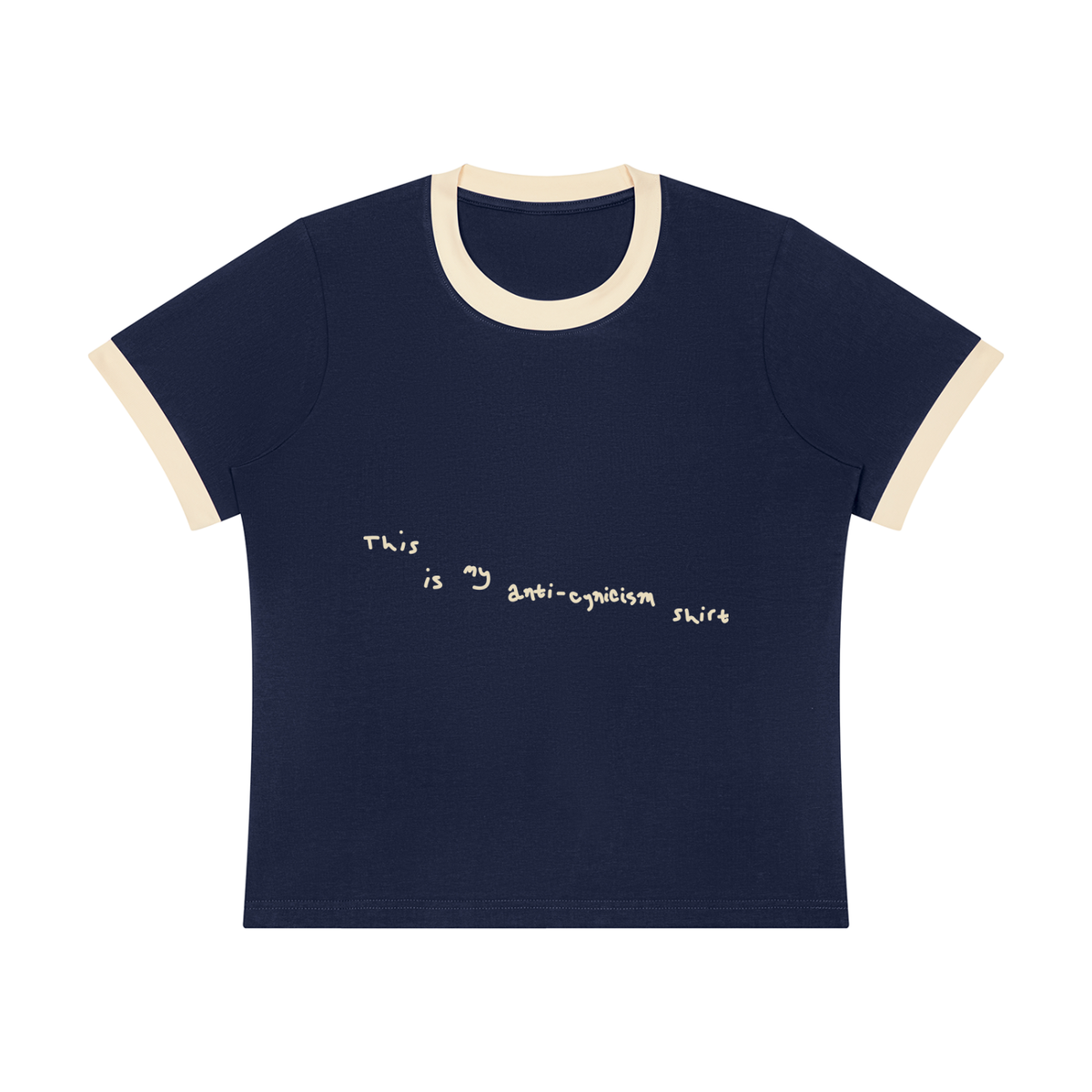Anti-Cynicism Women's Color Block Tee