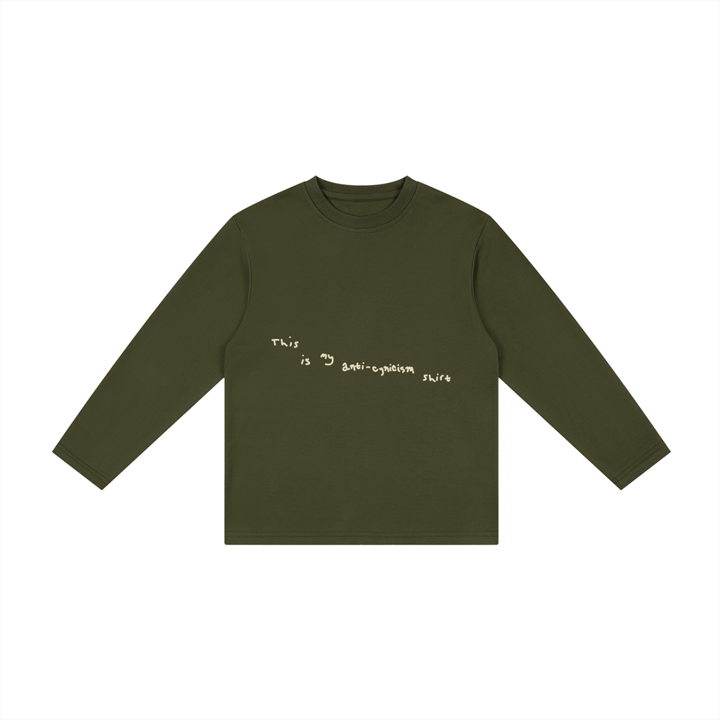 Anti-Cynicism Kid's Drop Shoulder Long Sleeve