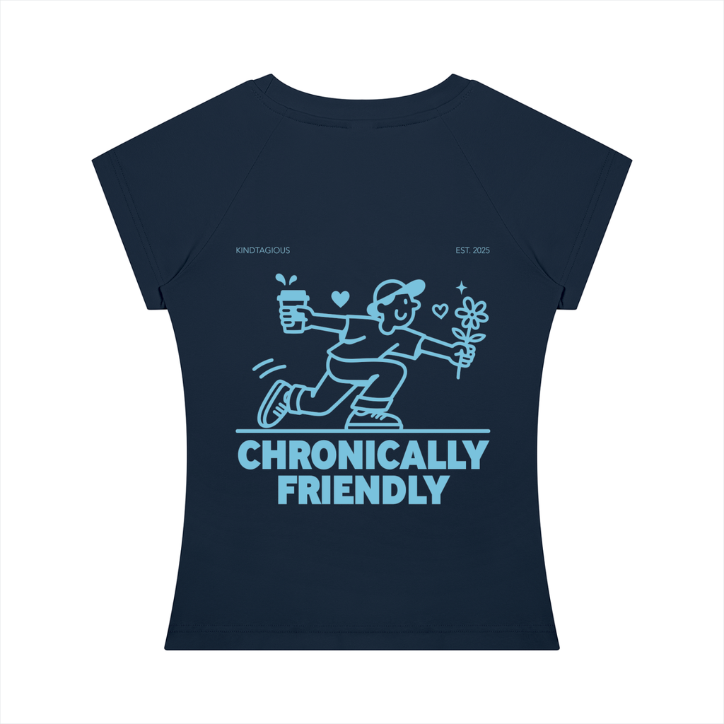 Chronically Friendly Women's Slim Fit Tee