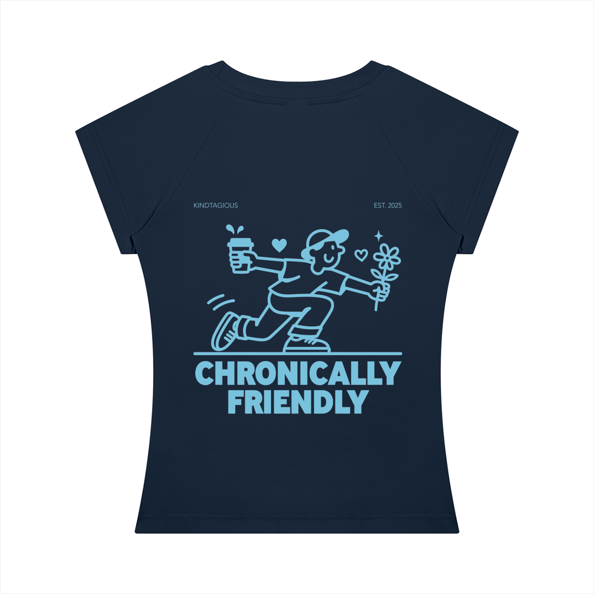 Chronically Friendly Women's Slim Fit Tee