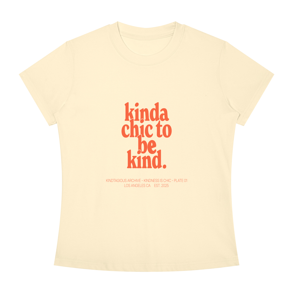 Kinda Chic Women's Slim Fit Tee