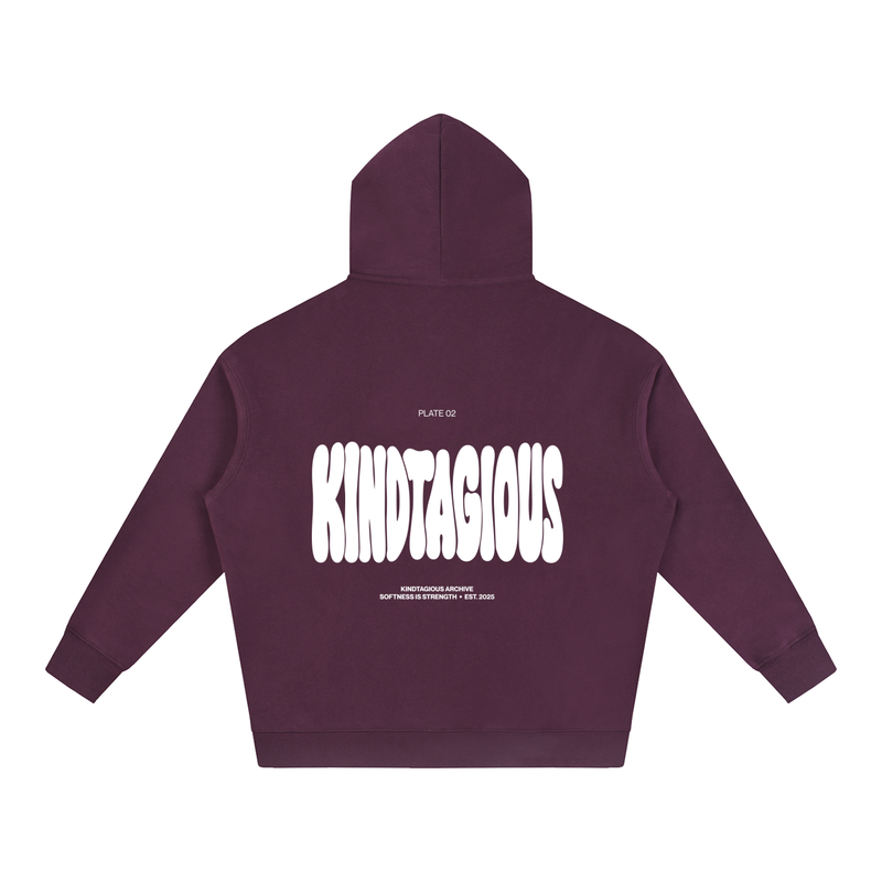 Archive Hoodie in Plum Purple