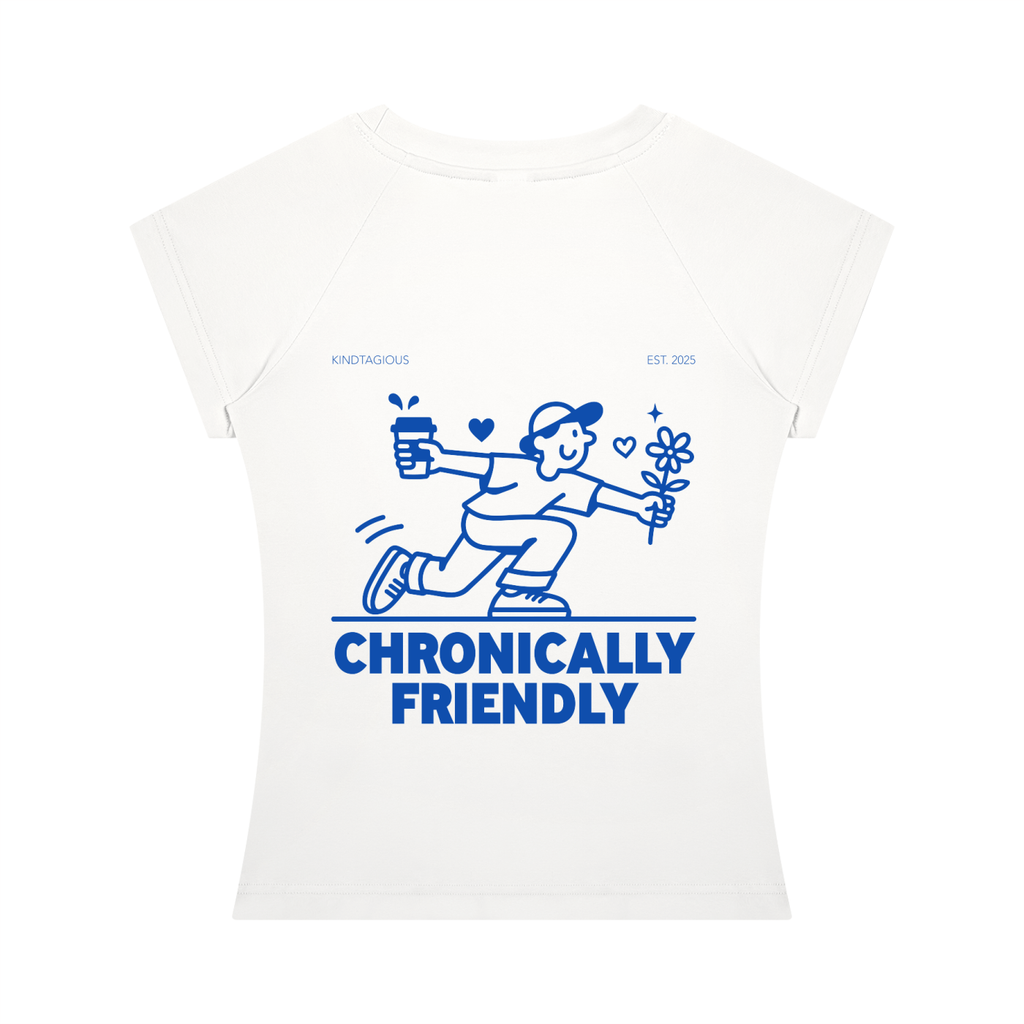 Chronically Friendly Women's Slim Fit Tee
