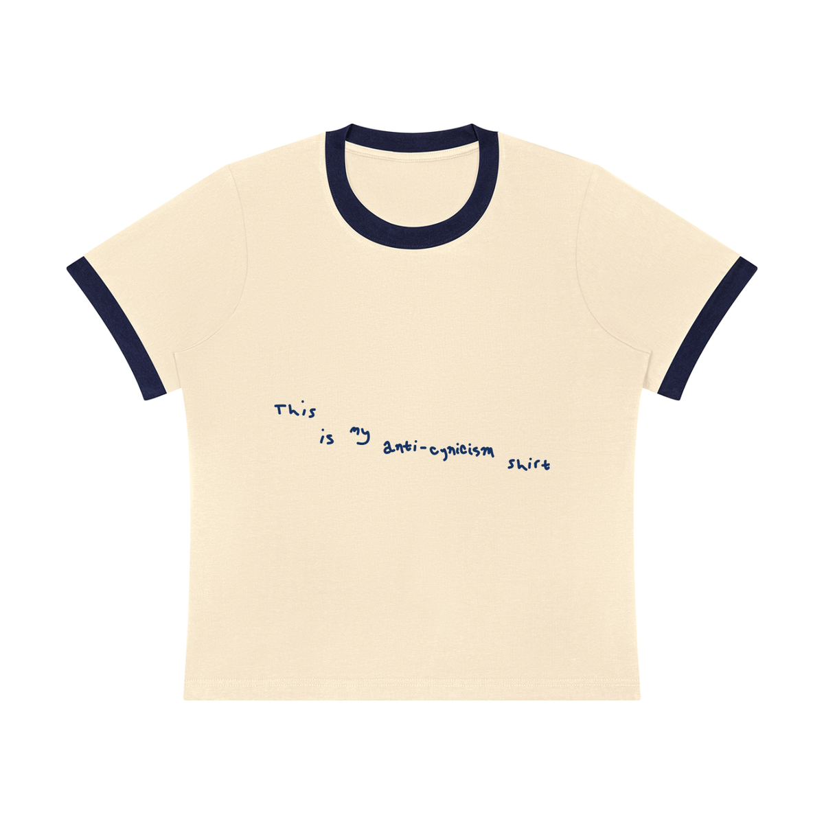 Anti-Cynicism Women's Color Block Tee
