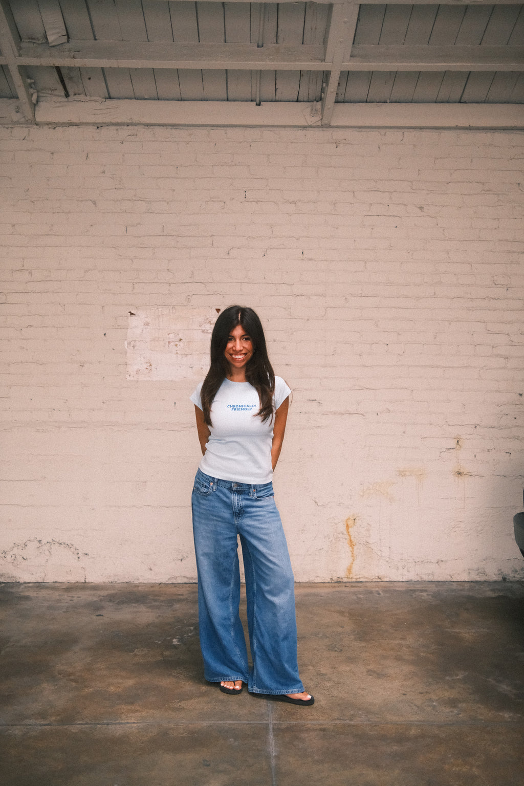 Chronically Friendly Women's Slim Fit Tee
