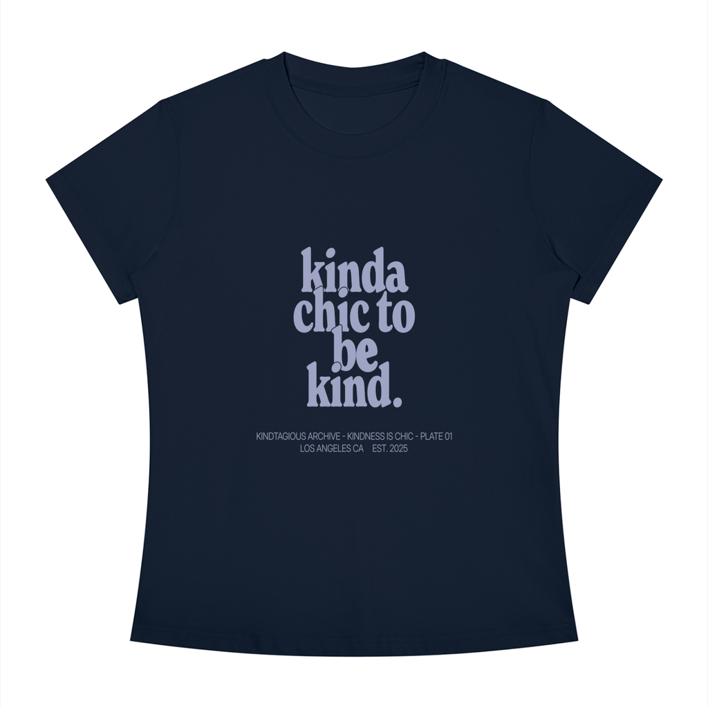 Kinda Chic Women's Slim Fit Tee