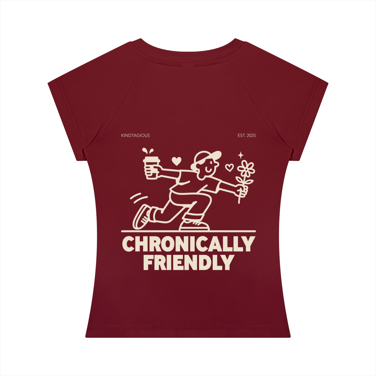 Chronically Friendly Women's Slim Fit Tee