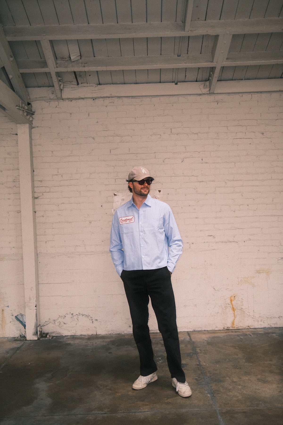 Emotional Support Dept. Boxy Button Down