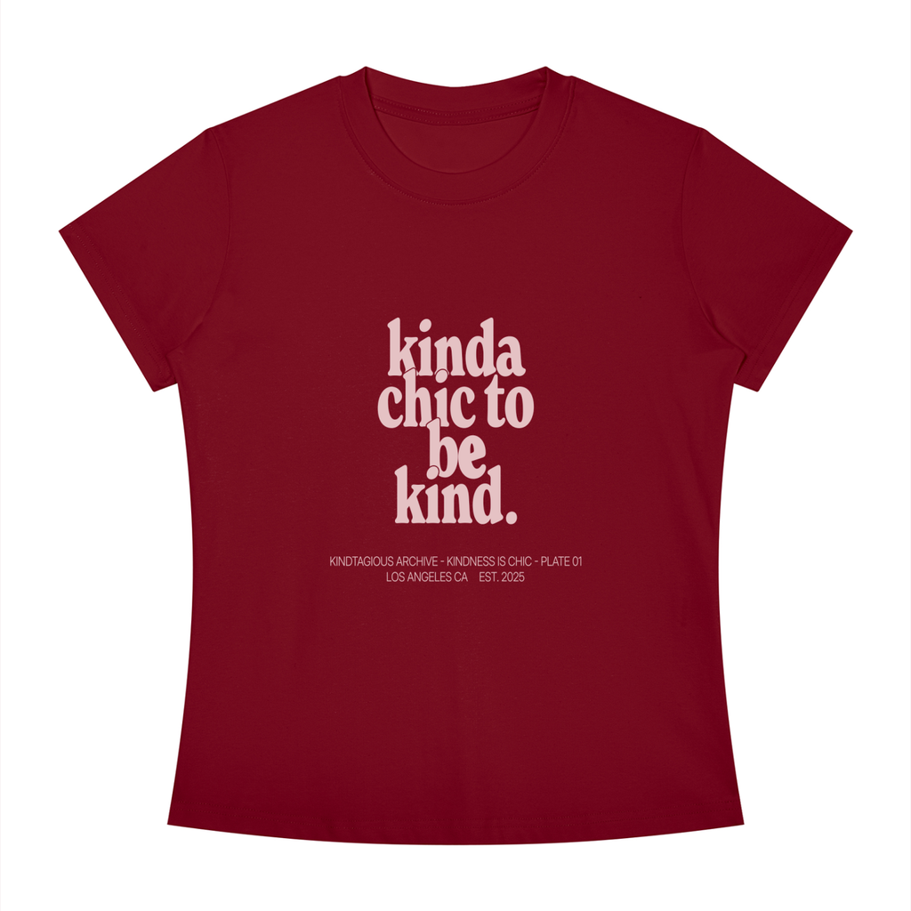 Kinda Chic Women's Slim Fit Tee
