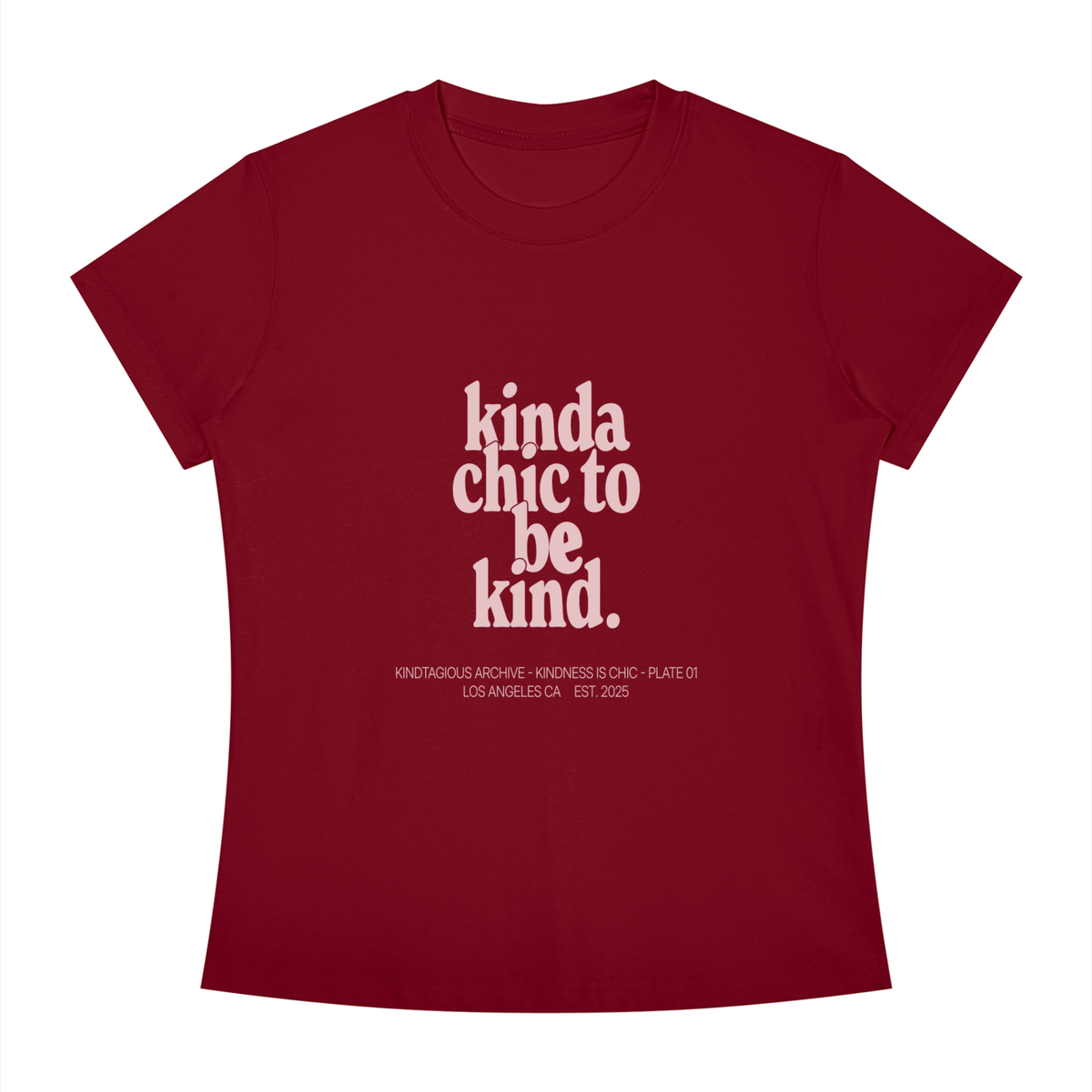 Kinda Chic Women's Slim Fit Tee